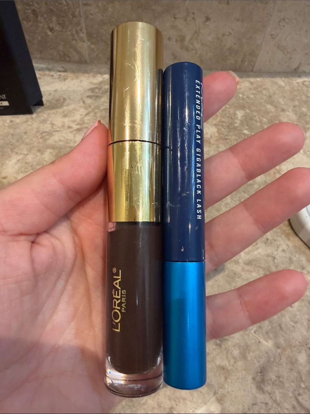 Yves Saint Laurent Neutral & MAC Pink Eyeshadow Palette with Pink Nude Lipstick - Picture 5 of 5